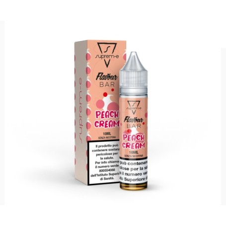 SUPREM-E PEACH CREAM 0 MG MINI SHOT 10 + 10 MIX&VAPE