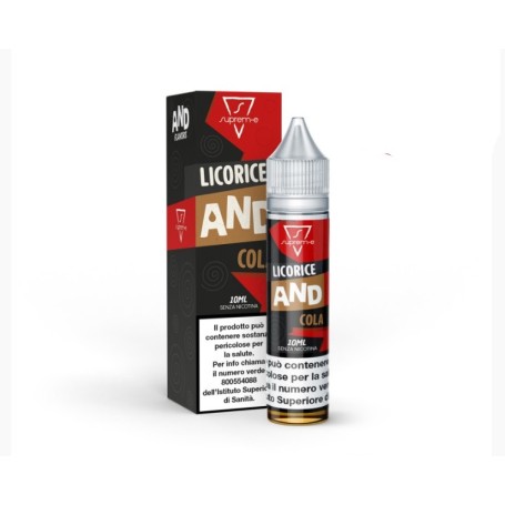SUPREM-E LICORICE AND COLA 0 MG MINI SHOT 10 + 10 MIX&VAPE