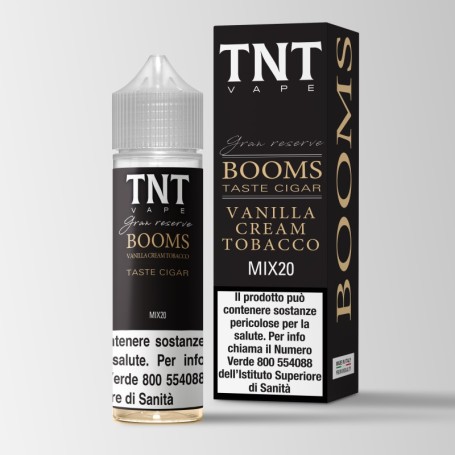 _TNT VAPE BOOMS VCT VANILLA CREAM TOBACCO GRAN RESERVE 0 MG MIX&VAPE 20 ML IN CHUBBY 60