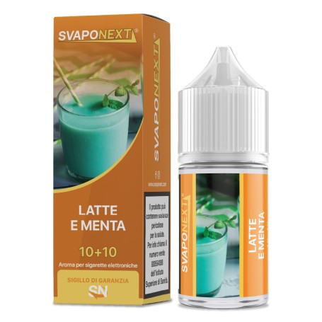 * SVAPONEXT LATTE E MENTA 0 MG MIX&VAPE 10 ML IN CHUBBY 30