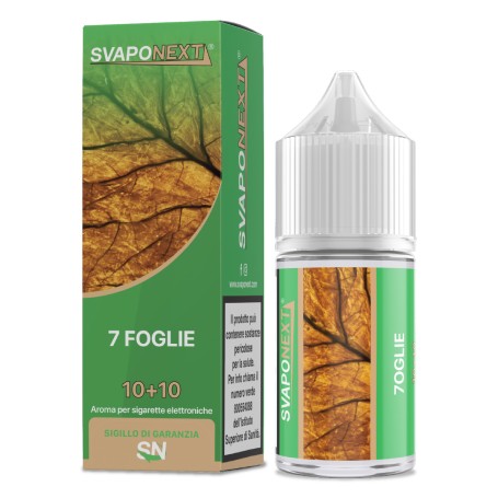 * SVAPONEXT 7 FOGLIE 0 MG MIX&VAPE 10 ML IN CHUBBY 30