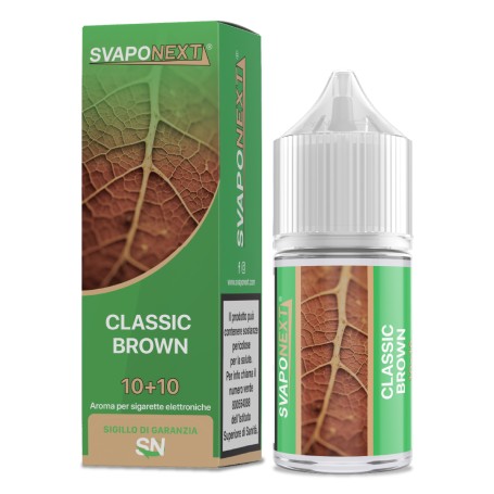 * SVAPONEXT CLASSIC BROWN 0 MG MIX&VAPE 10 ML IN CHUBBY 30