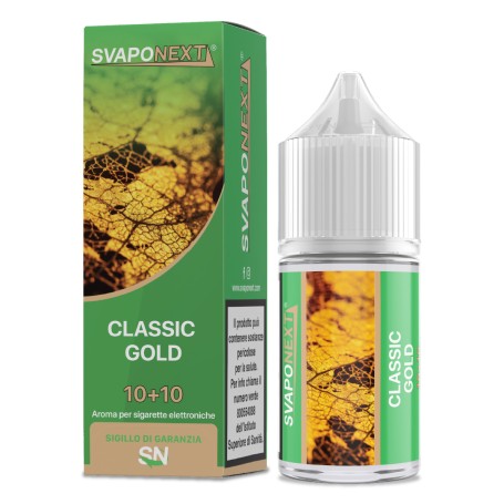 * SVAPONEXT CLASSIC GOLD 0 MG MIX&VAPE 10 ML IN CHUBBY 30