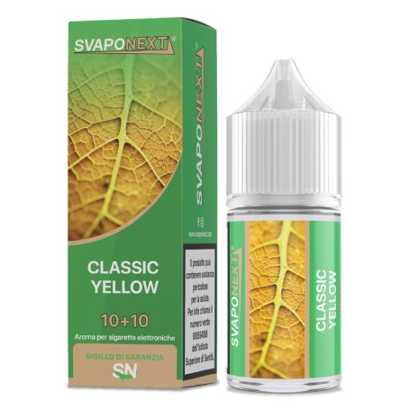 * SVAPONEXT CLASSIC YELLOW 0 MG MIX&VAPE 10 ML IN CHUBBY 30