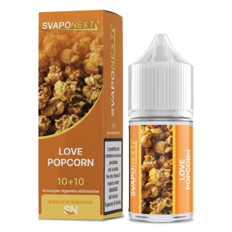 * SVAPONEXT LOVE POPCORN 0 MG MIX&VAPE 10 ML IN CHUBBY 30