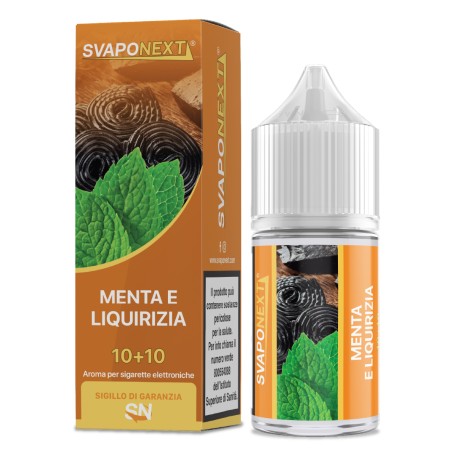 * SVAPONEXT MENTA E LIQUIRIZIA 0 MG MIX&VAPE 10 ML IN CHUBBY 30