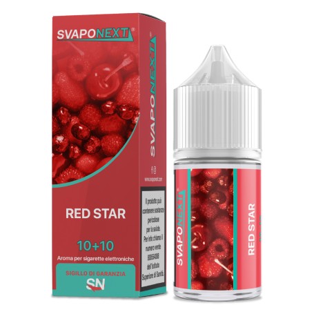 * SVAPONEXT RED STAR 0 MG MIX&VAPE 10 ML IN CHUBBY 30