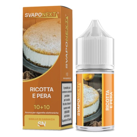 * SVAPONEXT RICOTTA E PERA 0 MG MIX&VAPE 10 ML IN CHUBBY 30