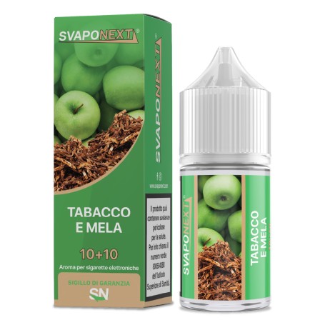 * SVAPONEXT TABACCO E MELA 0 MG MIX&VAPE 10 ML IN CHUBBY 30