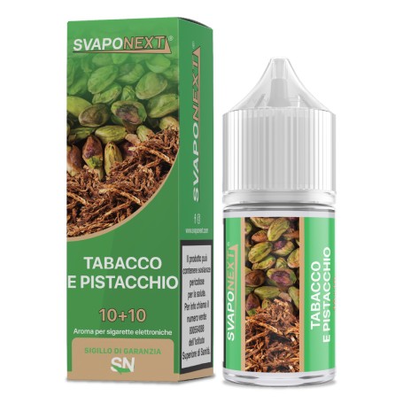 * SVAPONEXT TABACCO E PISTACCHIO 0 MG MIX&VAPE 10 ML IN CHUBBY 30