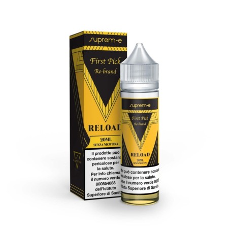 AROMA SUPREM-E SHOT 20 ML IN 60 ML FIRST PICK REBRAND RELOAD 0 MG MIX&VAPE 20 ML