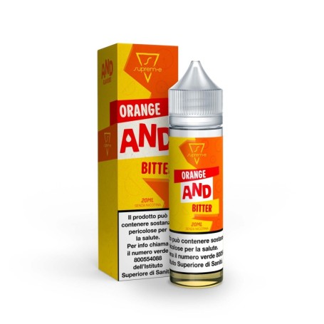 AROMA SUPREM-E SHOT 20 ML IN 60 ML ORANGE AND BITTER 0 MG MIX&VAPE 20 ML