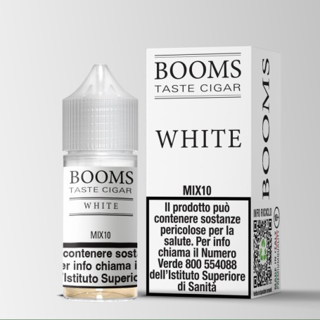 * TNT VAPE BOOMS WHITE 0 MG MIX&VAPE 10 ML IN CHUBBY 30