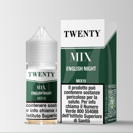 * TNT VAPE TWENTY MIXTURE ENGLISH NIGHT 0 MG MIX&VAPE 10 ML IN CHUBBY 30