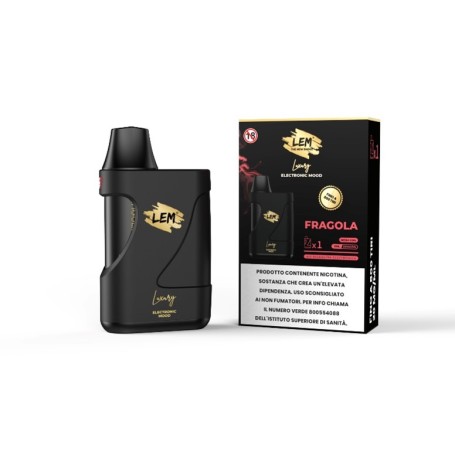 LEM POCKET 450 MAH RICARICABILE FRAGOLA POD 800 PUFF 20 MG