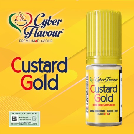 * AROMA CYBERFLAVOUR CUSTARD GOLD 10 ML
