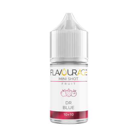 * FLAVOURAGE DR BLUE MIX&VAPE 10 ML IN CHUBBY 30