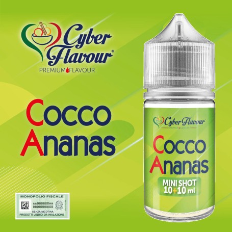 ° CYBERFLAVOUR COCCO ANANAS MIX&VAPE 10 ML IN CHUBBY 30 ML