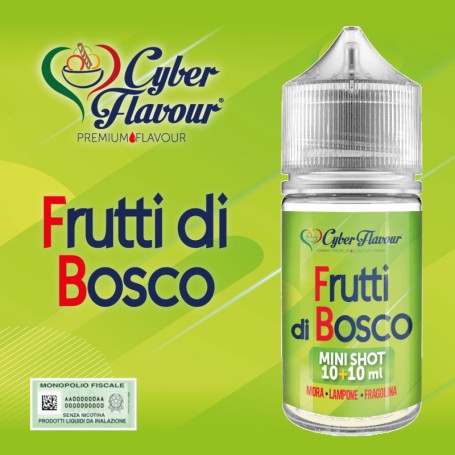 ° CYBERFLAVOUR FRUTTI DI BOSCO MIX&VAPE 10 ML IN CHUBBY 30 ML