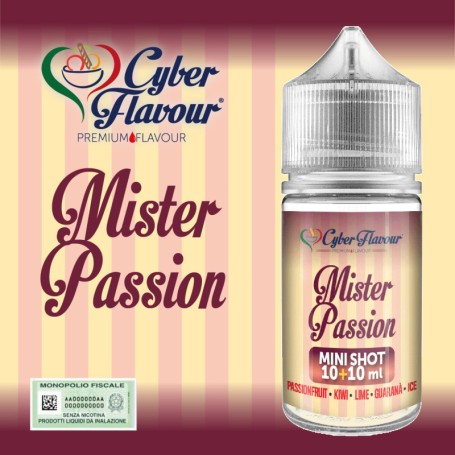 ° CYBERFLAVOUR MISTER PASSION MIX&VAPE 10 ML IN CHUBBY 30 ML