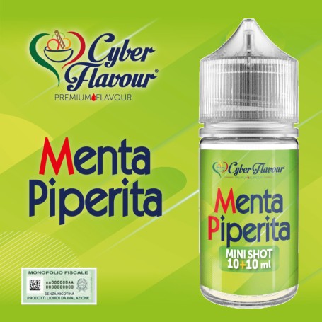 ° CYBERFLAVOUR MENTA PIPERITA MIX&VAPE 10 ML IN CHUBBY 30 ML