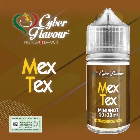 ° CYBERFLAVOUR MEXTEX MIX&VAPE 10 ML IN CHUBBY 30 ML
