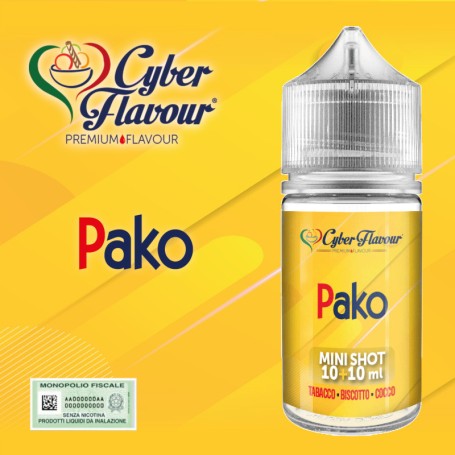 ° CYBERFLAVOUR PAKO MIX&VAPE 10 ML IN CHUBBY 30 ML