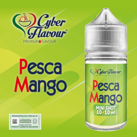 ° CYBERFLAVOUR PESCA MANGO MIX&VAPE 10 ML IN CHUBBY 30 ML