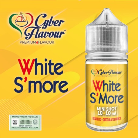 ° CYBERFLAVOUR WHITE SMORE MIX&VAPE 10 ML IN CHUBBY 30 ML