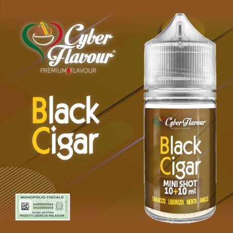 ° CYBERFLAVOUR BLACK CIGAR MIX&VAPE 10 ML IN CHUBBY 30 ML