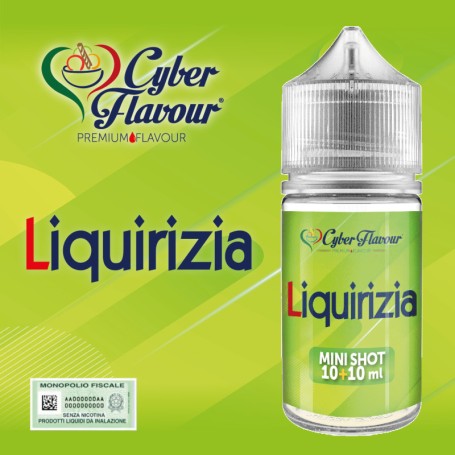 ° CYBERFLAVOUR LIQUIRIZIA MIX&VAPE 10 ML IN CHUBBY 30 ML