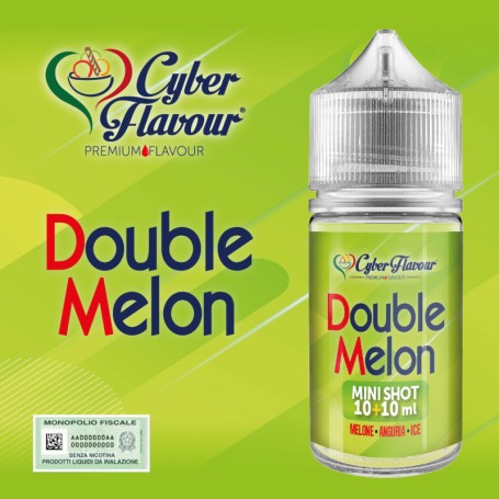 ° CYBERFLAVOUR DOUBLE MELON MIX&VAPE 10 ML IN CHUBBY 30 ML