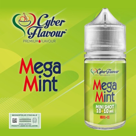 ° CYBERFLAVOUR MEGA MINT MIX&VAPE 10 ML IN CHUBBY 30 ML