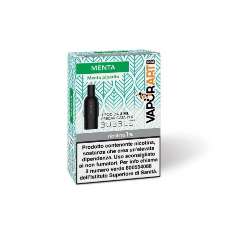 VAPORART - POD PRECARICATA BUBBLE MENTA 20 MG