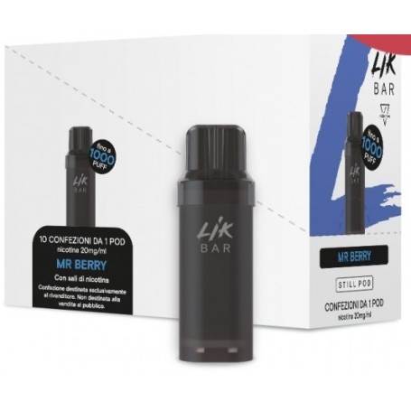 LIK BAR STILL POD PRECARICATA MR BERRY 20 MG 2 ML 1 PCS