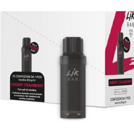 LIK BAR STILL POD PRECARICATA CHERRY CRAMBERRY 20 MG 2 ML 1 PCS