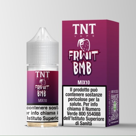 * TNT VAPE FRWIT BMB 0 MG MIX&VAPE 10 ML IN CHUBBY 30