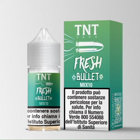 * TNT VAPE FRESH BULLET 0 MG MIX&VAPE 10 ML IN CHUBBY 30