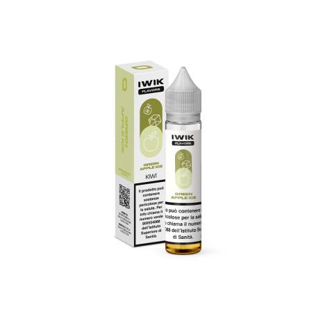 IWIK 10+10 GREEN APPLE ICE MINI SHOT 10 ML IN CHUBBY 20