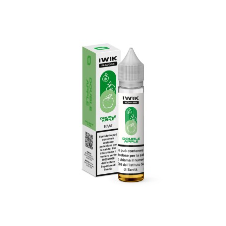 IWIK 10+10 DOUBLE APPLE MINI SHOT 10 ML IN CHUBBY 20