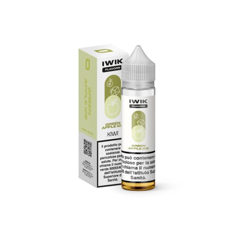 SHOT 20 IWIK GREEN APPLE ICE 0 MG SHOT 20 ML IN CHUBBY 60