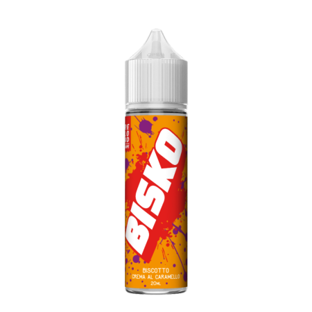 RELOAD VAPE SHOT 20 ML BISKO BISCOTTO CREMA AL CARAMELLO 20 ML IN CHUBBY 60
