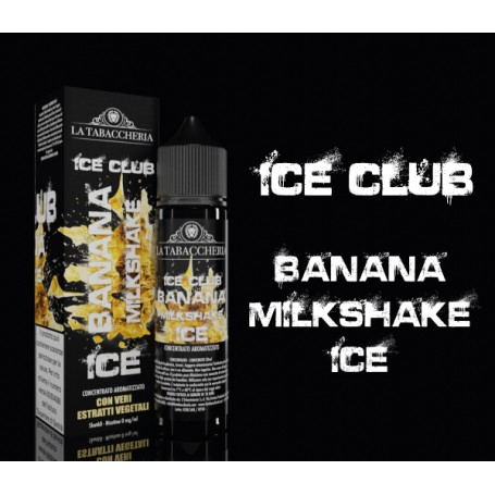 .LA TABACCHERIA ICE CLUB BANANA MILKSHAKE ICE SHOT 20 ML CHUBBY 60