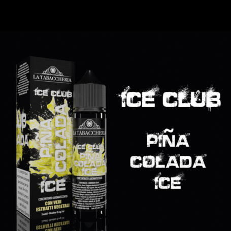 .LA TABACCHERIA. ICE CLUB PINA COLADA ICE SHOT 20 ML CHUBBY 60