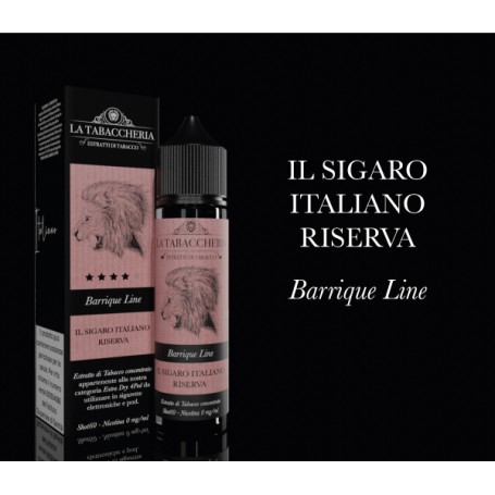 .LA TABACCHERIA. EXTRA DRY IL SIGARO ITALIANO RISERVA SHOT 20ML IN CHUBBY 60ML