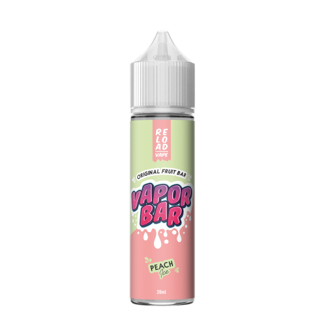 RELOAD VAPE SHOT 20 ML VAPOR BAR PEACH ICE 20 ML IN CHUBBY 60