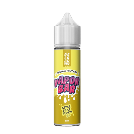 RELOAD VAPE SHOT 20 ML VAPOR BAR APPLE PEAR PEACH ICE 20 ML IN CHUBBY 60
