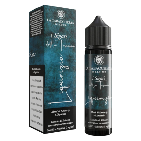 .LA TABACCHERIA SIGARO LIQUIRIZIA I SIGARI DELLA TOSCANA SHOT 20 ML IN CHUBBY 60 ML