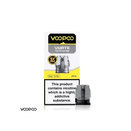 VOOPOO POD DI RICAMBIO VMATE 0.7 OHM 2 PCS TOP FILL