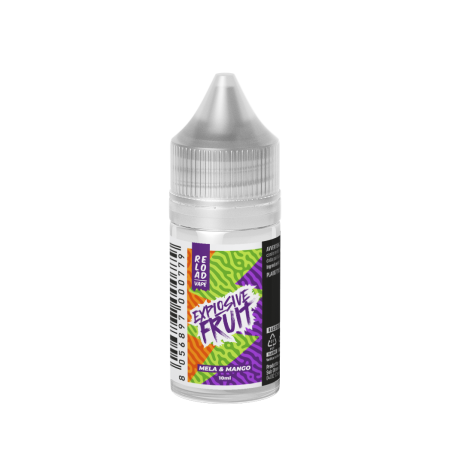 RELOAD VAPE MINI SHOT 10 + 10 EXPLOSIVE FRUIT MELA MANGO MINI SHOT 10 ML IN CHUBBY 30